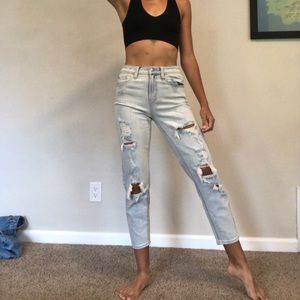 Wild fable acid washed ripped jeans